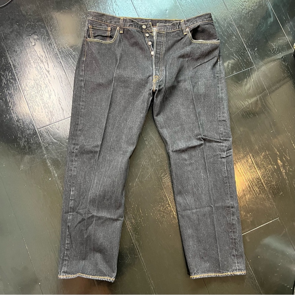 Levi’s 501 Vintage Button Fly Dark Denim Jeans W44